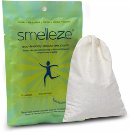 SMELLEZE Reusable Formaldehyde Smell Deodorizer Pouch: Rid Odor in 150 Sq. Ft.