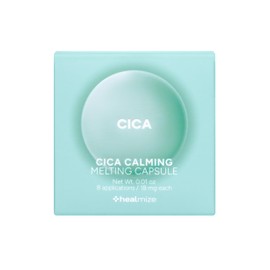 Healmize CICA Calming Melting Capsule – Centella Asiatica for Soothing & Restoring | Korean Skin Care for Sensitive Skin | Booster for Centella Asiatica Serum, Toner & Moisturizer | 8 Capsules