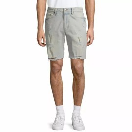 No Boundaries Men's 9 1/2" Denim Shorts Size 30" Color Bleach Wash