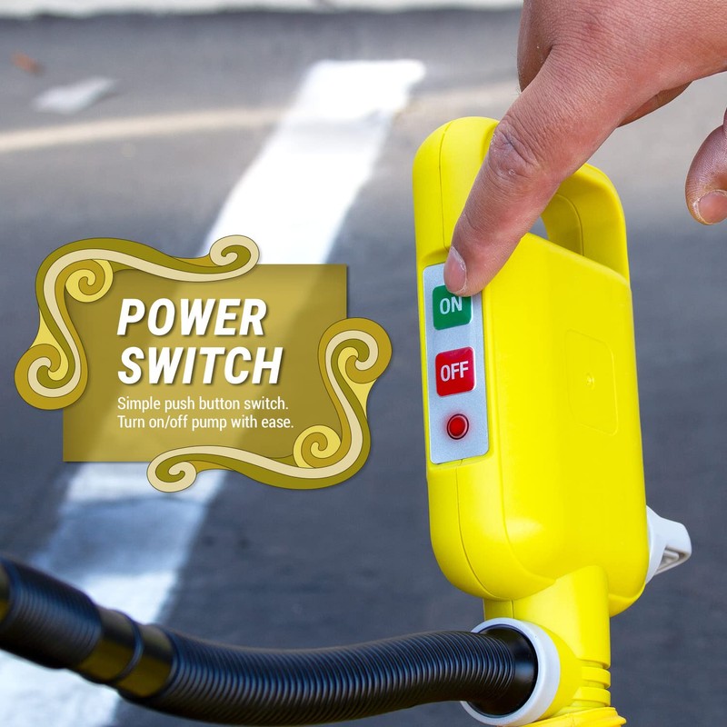 TERA PUMP Easy Handle Battery Powered Fuel Transfer Pump with