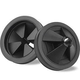 Garbage Disposal Splash Guard, 2-Pack 3 1/8" Sink Baffle Disposer Drain Splash Guard Collar EPDM Rubber Upgraded Replacement Quiet Cover Ullnosoo for Waste King, Whirlaway, GE Disposer