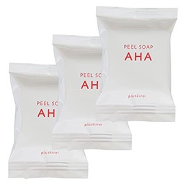 AHA 1.5% Retinol Formulated Peel Soap, Mini, 0.3 oz (10 g), Set of 3, Niacinamide, Humanized Ceramide, Sodium Hyaluronate, Placenta Extract