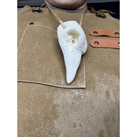 WILD TURKEY GOBBLER REPLICA SKULL NECKLACE OR CHARM!  COMES WITH 22in GOLD ROPE!