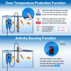 HiTauing Aquarium Heater, Upgraded 300W/500W Fish Tank Heater with Intelligent
