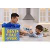 HEYINSHEN 13" Best Dad Ever Gift Bag with Tissue Paper
