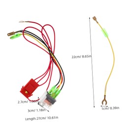 iplusmile 1 Set Car Horn Wiring Harness Kit Relay Wiring for Motorcycle Car Accessories Simplified Installation Loud Sound
