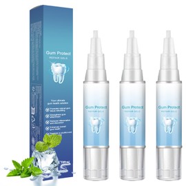 Benaewa 3 Pcs Teeth Whitening Pen, Mullein Gum Repair Gel for Gum Shield Soothing, Teeth Repair (4ml)