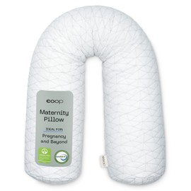 Coop Home Goods Coop Home Goods Original Adjustable Maternity Pillow, with Memory Foam and Washable Cover, Body Pillow for Pregnancy, Side Sleeper and Full Body Support During Pregnancy