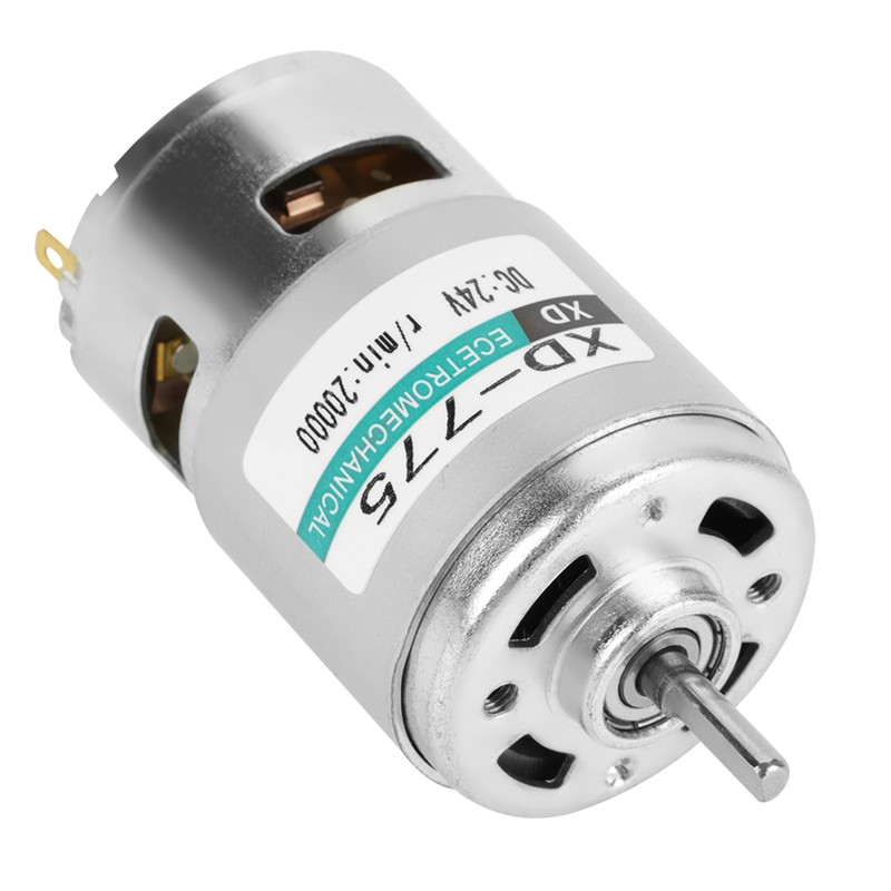 XD-775 24V High Speed Low Noise Double Ball Bearing Brush