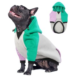 OUOBOB Dog Pouch Hoodie - Winter & Fall Warm Dog Sweater with Pocket for Small Dogs, Perfect for Chihuahua, Yorkie & More