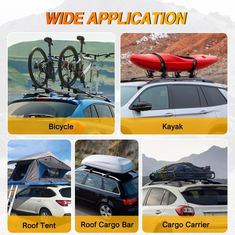 Nilight Roof Rack Cross Bars Fit for Honda Pilot 2016