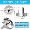 Upgraded W10766544 Gas Stove knobs Replacement for Whirlpool WFG540H0ES0 Range