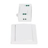 Wireless Light Switch Receiver Kit Self Generating Kinetic Energy Remote