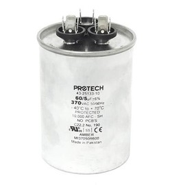 43-26261-19 -Rheem OEM Round Replacement Dual Run Capacitor 60 + 5 UF/MFD 370 Volt