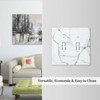 Lhdlnn White Marble Light Switch Cover Decorative Double Toggle Wall