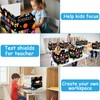 24 Pcs Privacy Boards for Student Desks Chalkboard Classroom Desk