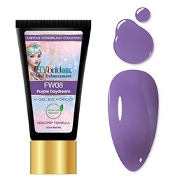 HYBA Fairytale Wonderland Hybrid Gel Nail Polish, Single Tube (Purple Daydream) FW08