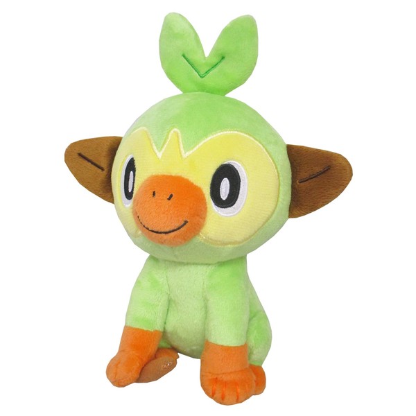 Sanei Boeki PP149 Pokémon All Star Collection Plush Toy, Grookey,