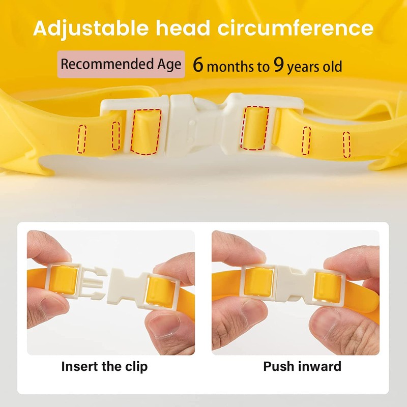 Baby Shower Cap Shield, Baby bath set shower cap/water cup/massage