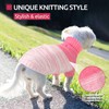 Queenmore Turtleneck Dog Sweater Knitted Pet Pullover Dog Cat Knitwear