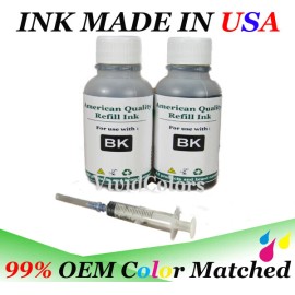 Vivid Colors 2x30ml dye refill ink for HP 65 65XL Deskjet 2652 3720 3730 3732 3752 3755 3758