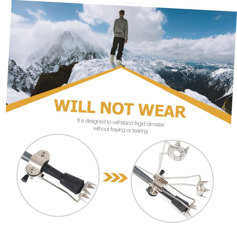 Mipcase for Trekking Poles Durable Crampon Tip for Winter Hiking