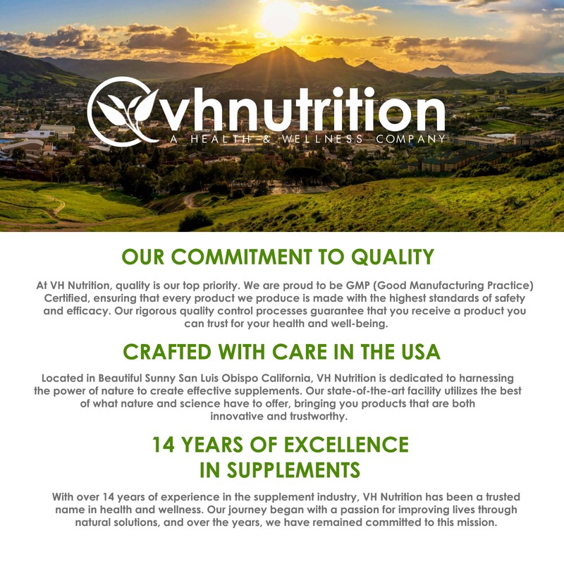 VH Nutrition Fenugreek+ | 1400mg Extra Strength Fenugreek Capsules |