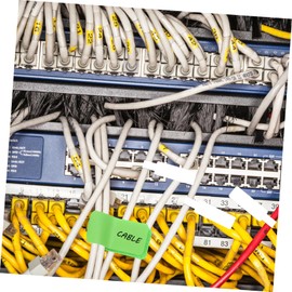 Tofficu 24pcs Cable Labels Flexible Cord Tags for Electronics Portable Wire Tie Downs for Organizing Chargers Audio Wires for Shared Spaces All Cable Management Needs