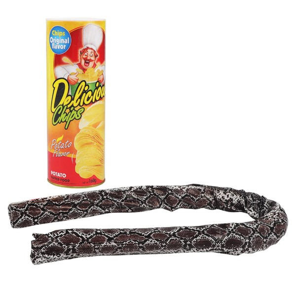 NICEYEA Potato Chip Snake in a Can Birthday Gift Prank