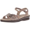 SAS Duo Adjustable Comfort Sandal Multi/Snake Taupe 9 WW -