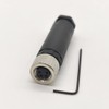 M8 Female Plug 4-Pin Industrial Round Plug IP67 A Code