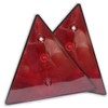 QUEBAg Set of 2 Triangle Rear Reflectors Red Triangle Reflector