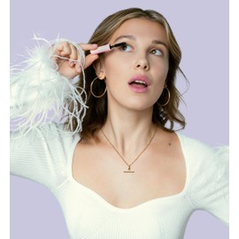 Source 18 inch T-Bar Pendant Necklace with 18ct Gold plated 2mm thick Diamond Cut Oval Rolo Trace Chain