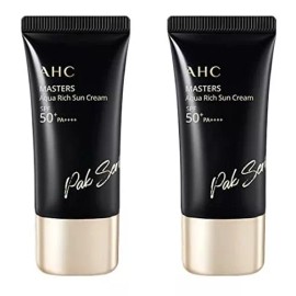 AHC Paquete De 2 Cremas Solar Ahc Aqua Rich Spf50+ Pa+++ 1.0 Oz