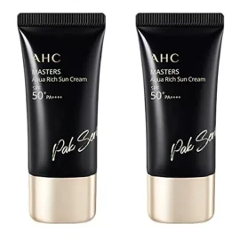 AHC Paquete De 2 Cremas Solar Ahc Aqua Rich Spf50+ Pa+++ 1.0 Oz