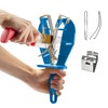 BSFRNF Stainless Steel Knife Sharpener Tool with Bracket, Maintenance Sharpening