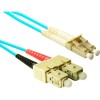 UD_ENET 1M SC/LC Duplex Multimode 50/125 10Gb OM3 or Better Aqua Fiber Patch Cable 1 meter SC-LC Individually Tested