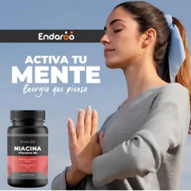 Niacina Vitamina B3 Premium 60 Cápsulas                                                                                                               