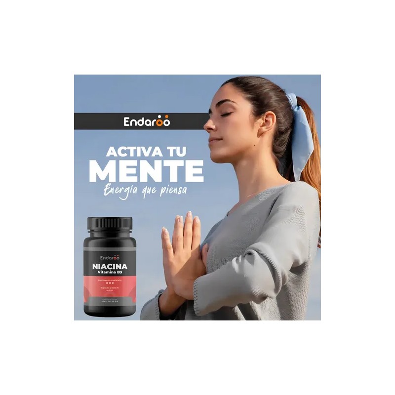 Niacina Vitamina B3 Premium 60 Cápsulas