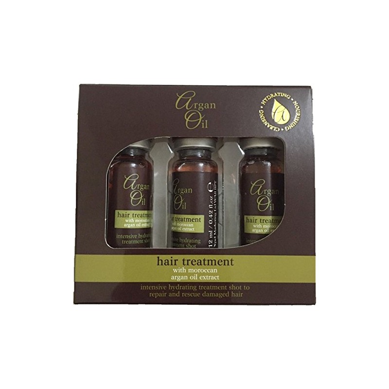 Xpel Argan Oil Extract Hair Treatment Shots - 3 Shots