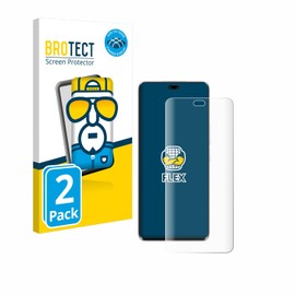 BROTECT Pack of 2 Full Cover Screen Protectors for Honor 200 Pro Full Screen Protector [3D Curved, Anti-Fingerprint, Crystal Clear]