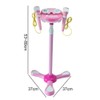 Kids Karaoke Machine with Double Microphones Adjustable Stand Music Play