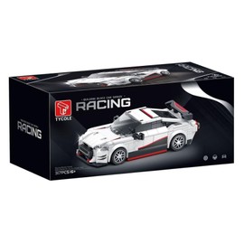 HIGH GODO Sports Car Model Building Block Set for Adults, MOC Toys Racing Car Kit with Display Box, Vehicle Consturction Gifts for Kids Boys Boyfriends Teens Age 8-12-16 (317 Pieces)