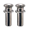 Grave Flowers, Stainless Steel, Medium Insert, Brim, Tube Diameter: 1.9