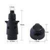 Eacalyc 7-Pin Trailer Socket and Trailer Plug 7-Pin 12V Electric