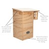 JCS Wildlife Plywood Squirrel House Nesting Box – Durable, Spacious