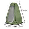 Versatile Pop-Up Privacy Tent for Outdoor Shower, Changing Room, Portable