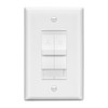 LIDER Combination Light Switch and 3-Speed Fan Control, Light and