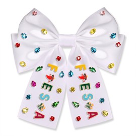 YAHPERN Mexican Cinco De Mayo Hair Bows for Women Fiesta Chili Sombrero Pinata Hair Bow Clips Cinco De Mayo Mexican Outfits Hair Accessories Gifts (Pattern E)