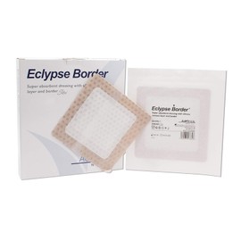 Dukal DUK CR4296 Eclypse Border Super Absorbent Dressing, 6"x6" (Pack of 10)